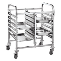 Carucior mobil dublu - 12 x GN 1/1 HENDI, 810x610x(H)960mm