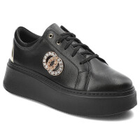 Czarne Sneakersy Lamanti Damskie Stylowe Obuwie