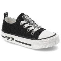 Czarne Trampki Big Star Dziecięce Buty Wsuwane