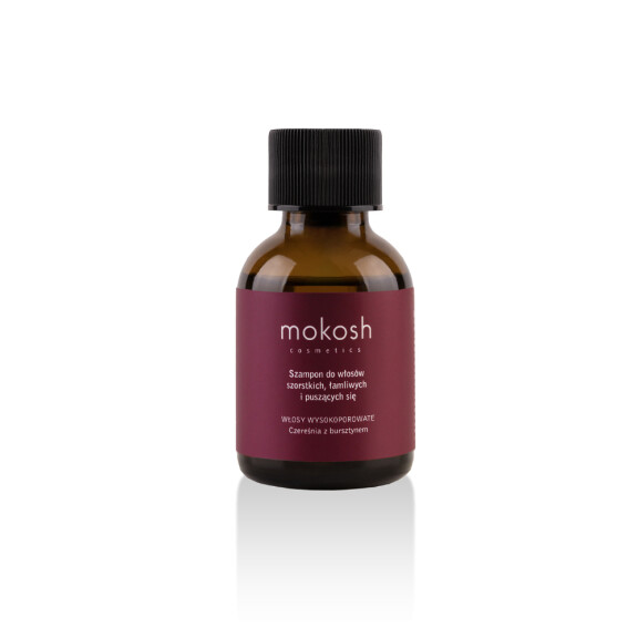 Szampon do włosów szorstkich, łamliwych i puszących się - Czereśnia z bursztynem 50ml
