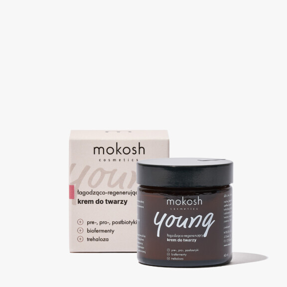 Young | Krok 4 | Łagodząco-regenerujący krem do twarzy 60ml