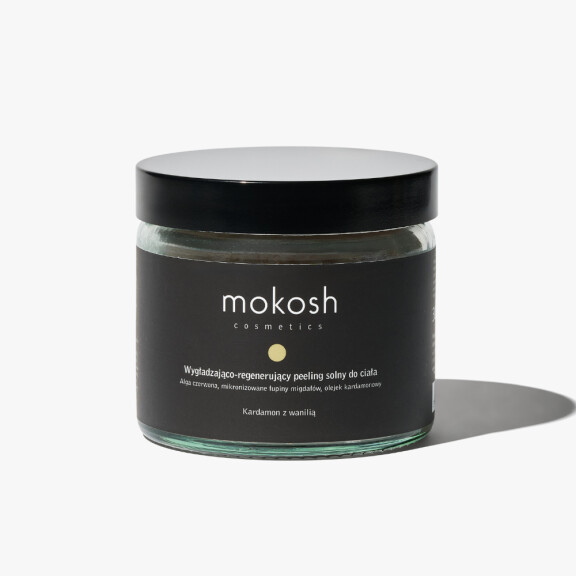 Wygładzająco-regenerujący peeling solny do ciała Kardamon z wanilią 300g