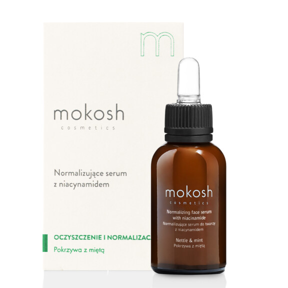 Normalizujące serum z niacynamidem Pokrzywa z miętą 30 ml