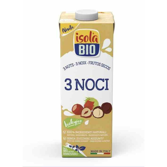 Băutură vegetală 3 nuci BIO 1 l