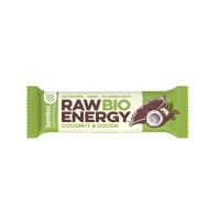 RAW ENERGY BIO nucă de cocos și cacao fără gluten BIO 50 g