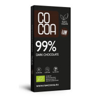 Ciocolată neagră 99% fără gluten BIO 50 g - Cacao