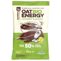 Fulgii de ovăz fără gluten cu nucă de cocos și cacao BIO 65 g