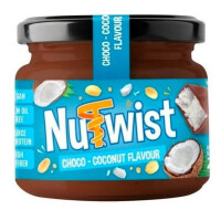 Baton de ciocolată și caramel cu cremă de arahide cu aromă de alune prăjite 250 g - Nutwist
