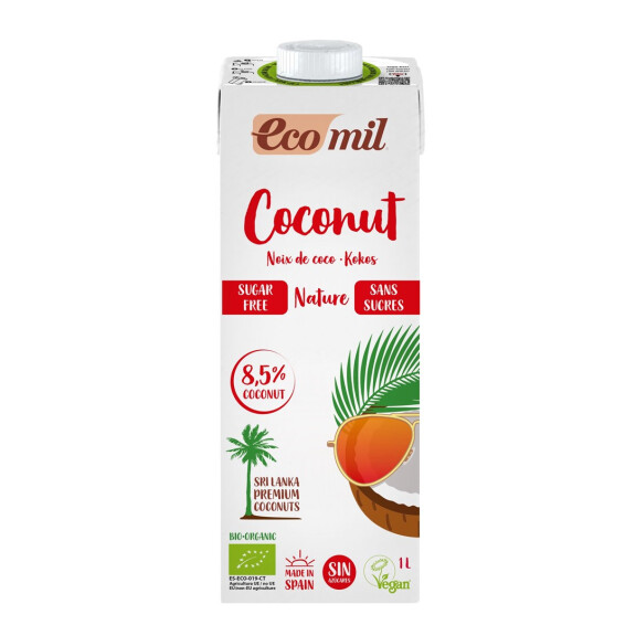 Băutură de nucă de cocos fără gluten și fără zahăr BIO 1 l