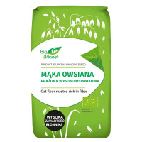 Făină de ovăz prăjită BIO cu conținut ridicat de fibre BIO 400 g
