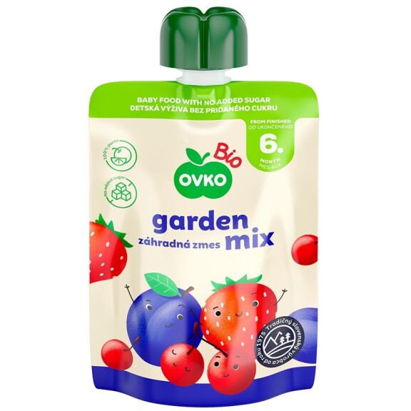 Piure de amestec de fructe după 6 luni BIO 90 g