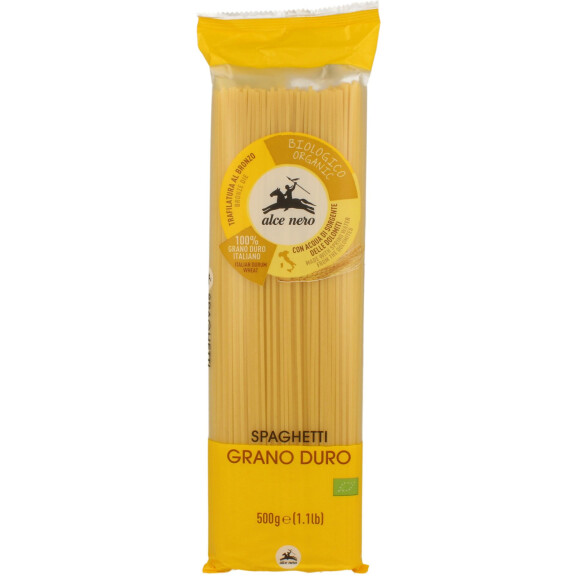 Spaghetti Pasta (Semolina) Bio 500 g - Alce Nero