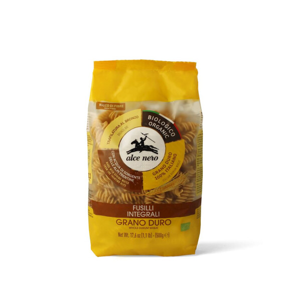 Paste făinoase (făină integrală de griș) fusilli BIO 500 g