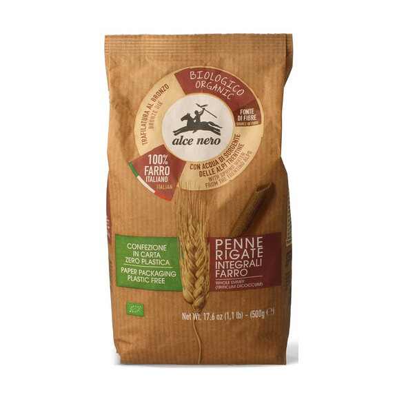 Paste (făină integrală de spelta) penne BIO 500 g