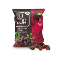 Fructe de Goji în ciocolată crudă BIO 70 g