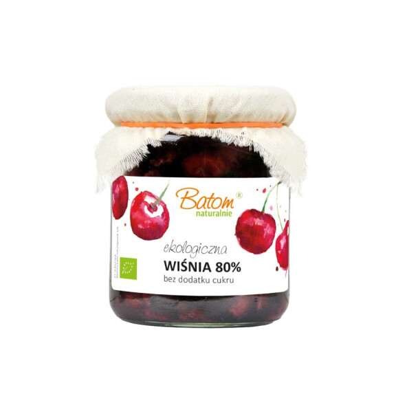 Cireșe 80% fără zahăr BIO 260 g