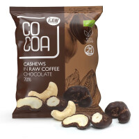 Nuci de caju în ciocolată cu cafea BIO 70 g