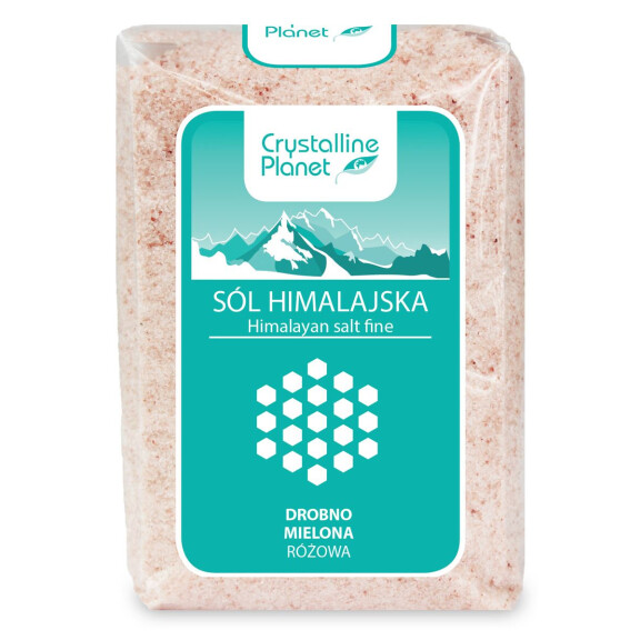 Sare roz de Himalaya fin măcinată 600 g