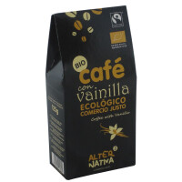 Cafea măcinată arabica/cafea prăjită cu vanilie, comerț echitabil BIO 125 g