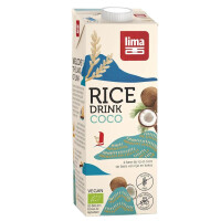 Băutură din orez fără gluten BIO cu aromă de nucă de cocos BIO 1 l