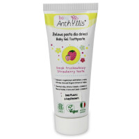 Pastă de dinți fără fluor pentru copii de la primul dinte Strawberry 75 ml