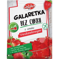 Jeleu de căpșuni fără zahăr și fără gluten Celiko, 14 g
