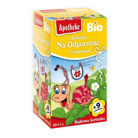 Ceai de imunitate pentru copii cu căpșuni BIO (20 x 2 g) 40 g