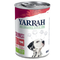 Hrană pentru câini adulți cu carne de vită, urzică și roșii BIO 405 g - Yarrah