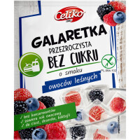 Jeleu de fructe de pădure fără zahăr (transparent) Celiko, 14 g