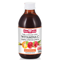 Suc de măceșe cu vitamina C 100% 250 ml