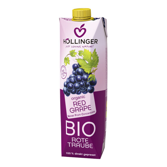Suc de struguri roșii BIO 1 l