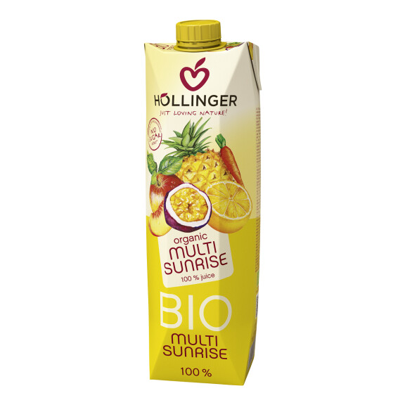 Suc multifructe cu suc de morcovi Sunrise BIO 1 l