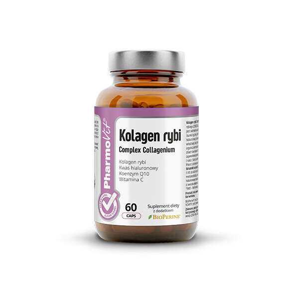 Complex de colagen de pește fără gluten 60 capsule 38.76 g - Pharmovit (Clean Label)