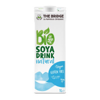 Băutură naturală de soia fără gluten 1 l BIO - The Bridge