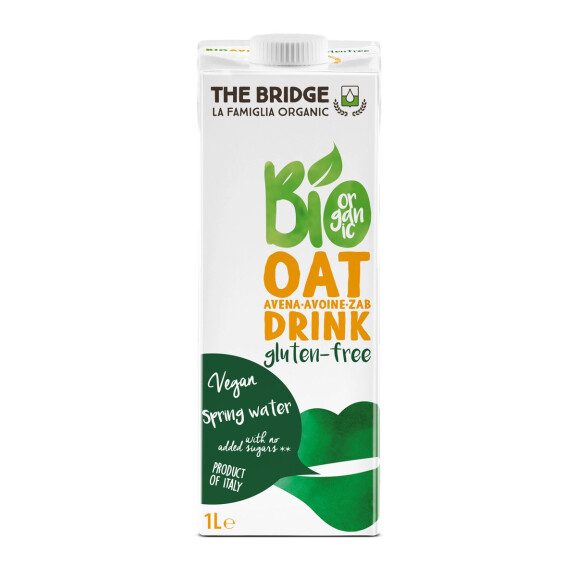 Băutură de ovăz fără gluten 1 l BIO - The Bridge