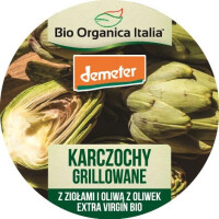 Măsline verzi fără semințe cu ierburi și ulei de măsline extravirgin Demeter BIO 125 g - BIO Organica Italia