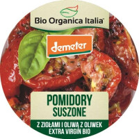 Roșii uscate cu ierburi și ulei de măsline extravirgin Demeter BIO 80 g - Bio Organica Italia