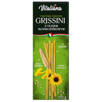 Batoane de grissini cu ulei de floarea-soarelui 125 g - Vitaliana