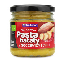 Pastă de igname cu linte și ardei iute BIO 185 g - Naturavena