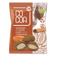Migdale albe cu scorțișoară BIO 70 g - Cacao