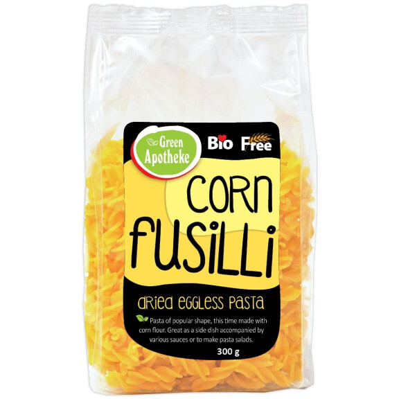 Paste fusilli fără gluten (porumb) BIO 300 g - Apotheke