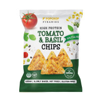Piramide proteice de roșii cu busuioc, vegan, fără gluten 60 g