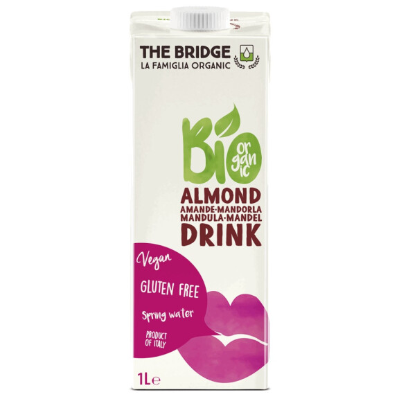 Băutură cu migdale 3% fără gluten Bio 1 l - The Bridge