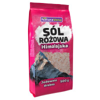 Sare roz de Himalaya fin măcinată iodată 500 g - Naturavena