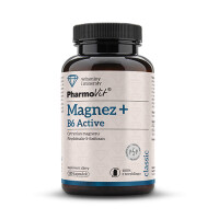 Magneziu cu vitamina b6 activ fără gluten 120 capsule 81,37 g - Pharmovit (clasic)