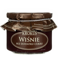 Cireșe și mere fără adaos de zahăr 310 g - Krokus
