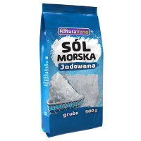 Sare de mare iodată măcinată grosier 500 g - Naturavena