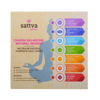 Tămâie indiană de armonizare a chakrelor (49 de bucăți) - Sattva