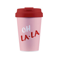 Cană de călătorie din plastic PLA Oh La - La 350 ml - Chic-Mic-Mic-Mic