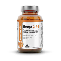 Omega 3-6-9 60 capsule 82.2 g - Pharmovit (Clean Label)